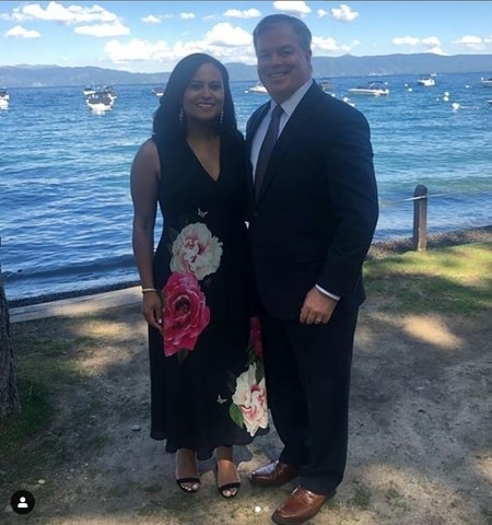 Kristen Welker and John Hughes enjoying a romantic gateaway before the wedding